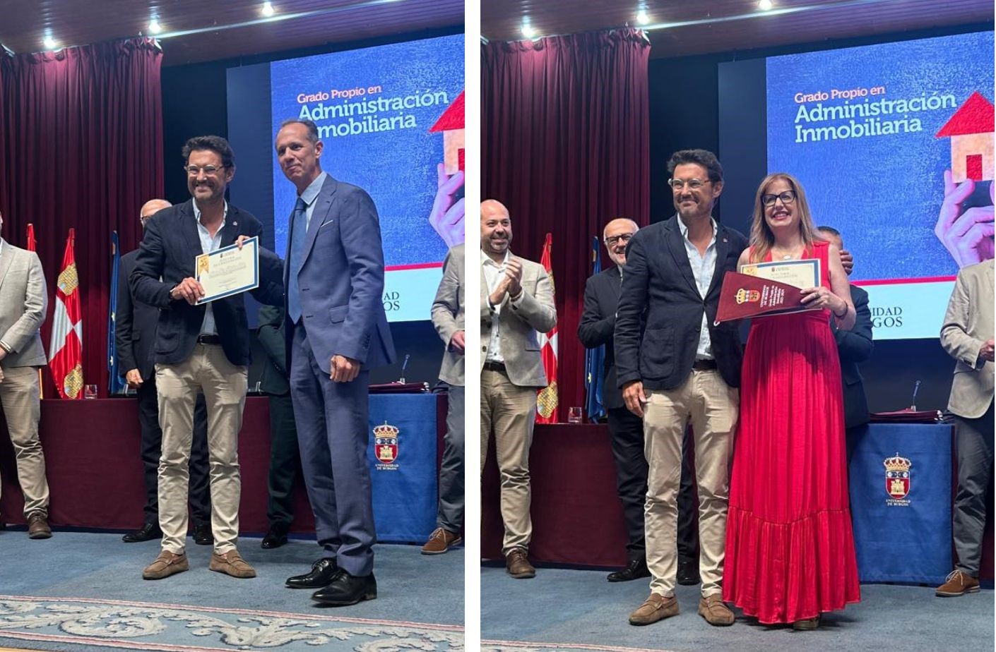 Entrega de Títulos en la Universidad de Burgos.